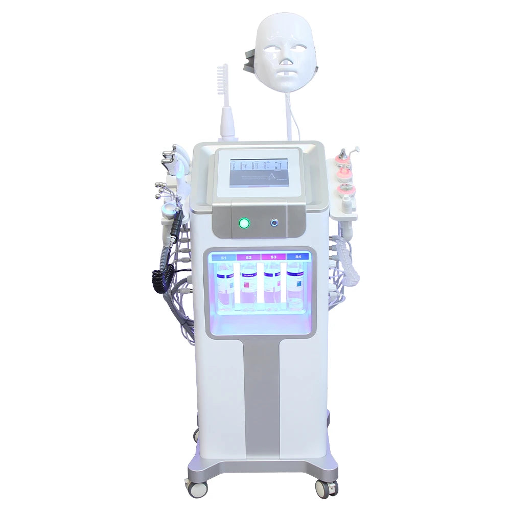 AOKO 12 In 1 Aqua Peeling Oxygen Facial Machine Skincare