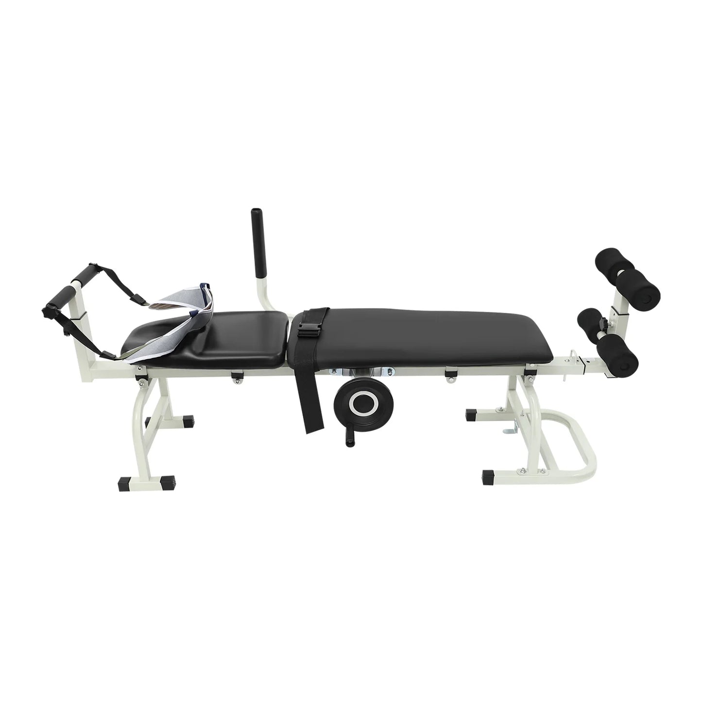 Adjustable Multifunctional Back Stretch Bench With Cervical Traction Support