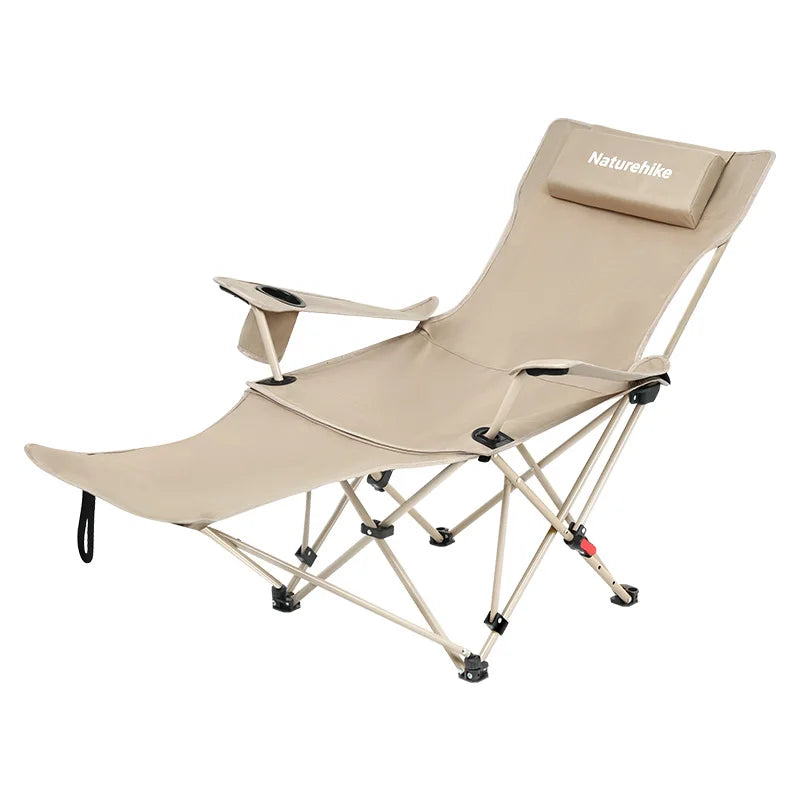 Naturehike Adjustable Folding Reclining Camping Chair With Footrest