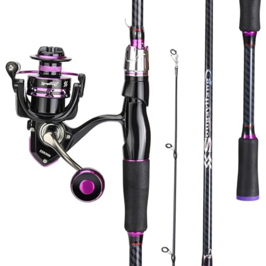 Spinning Fishing Rod And Reel Combo For Freshwater Angling