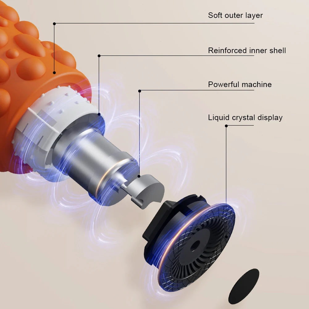 APWIKOGER Electric Vibrating Foam Roller Massager With 5 Modes