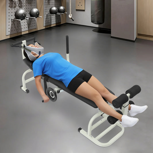 Adjustable Cervical Lumbar Traction Bed For Neck And Back Stretching