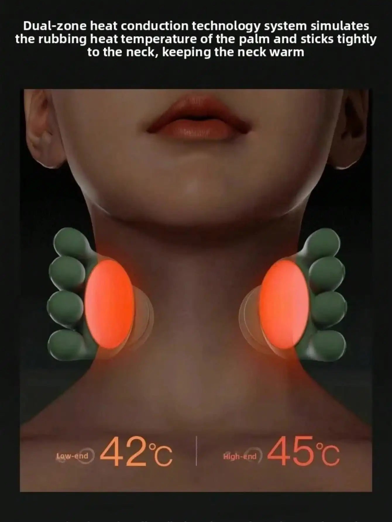 4D Shiatsu Neck And Shoulder Massager With Heat Massage