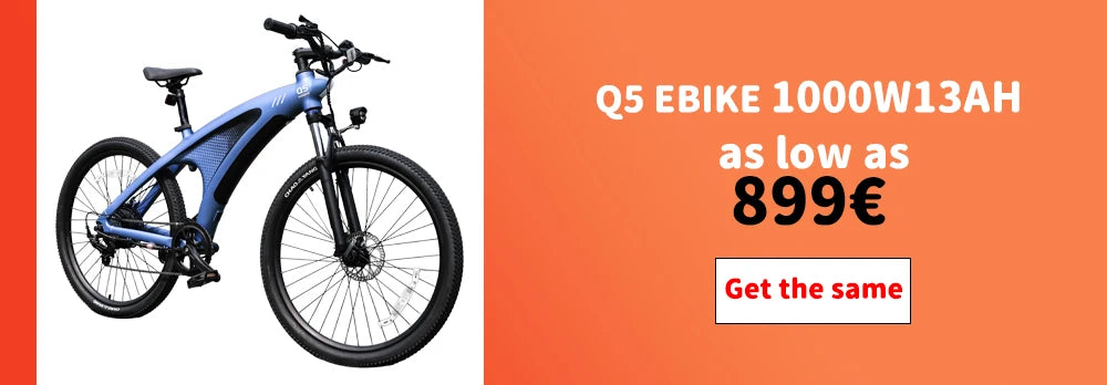 HUANCI Q5 1000W Adult Electric Bike With Aluminum Alloy Frame