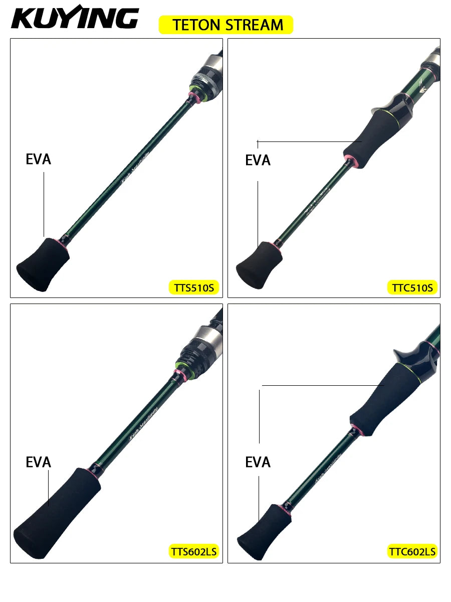 Kuying Carbon Fiber Casting Spinning Lure Fishing Rod