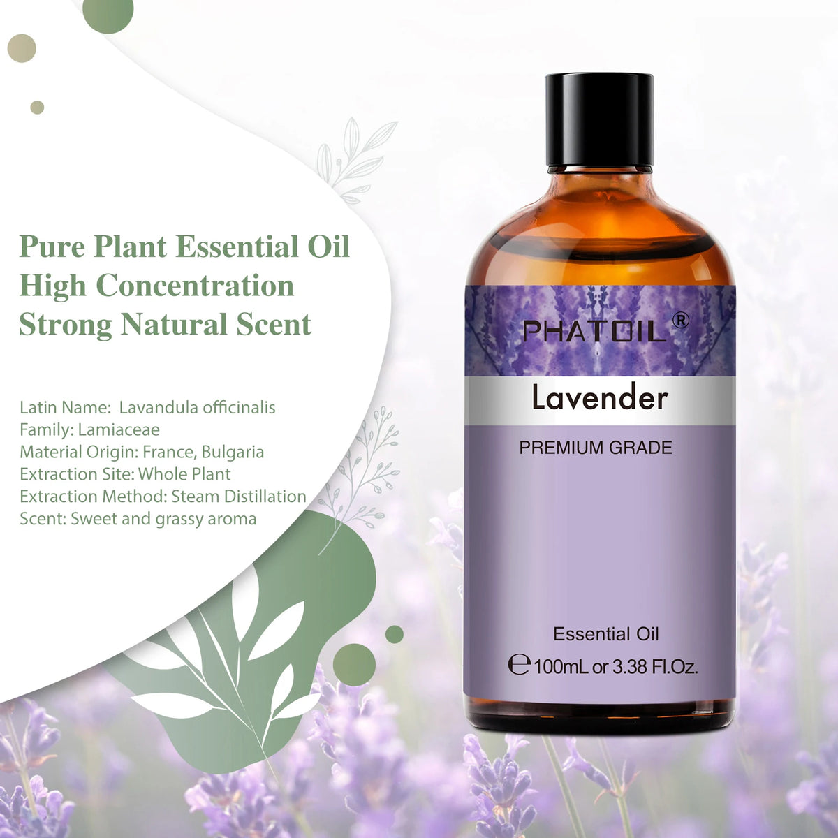 PHATOIL Pure Essential Oils for Diffusers and Candle Making