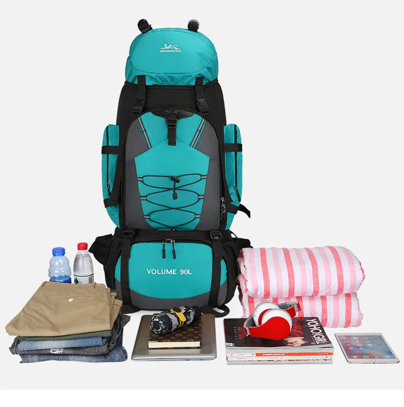 Scione Waterproof Hiking Backpack Large Capacity For Trekking And Camping