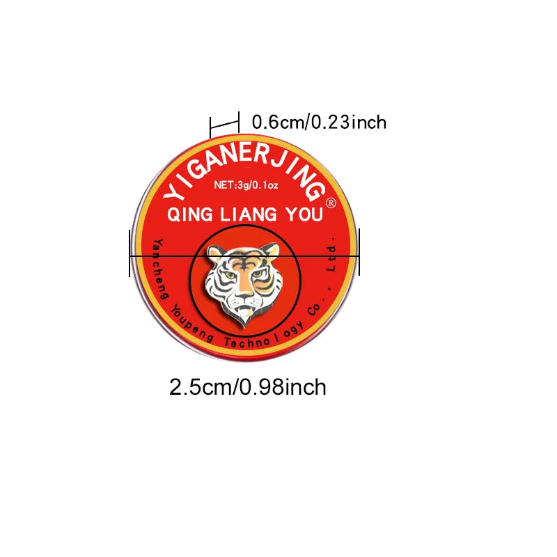 QINGFANGLI Mint Essential Oil By YouPeng Portable Tiger Oil