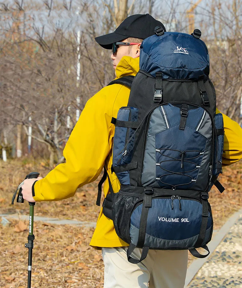 Scione Waterproof Hiking Backpack Large Capacity For Trekking And Camping