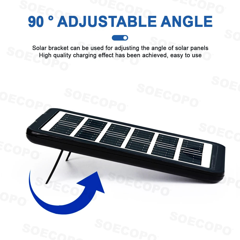 SOECOPO 30W Monocrystalline Solar Panel With USB Cable Included