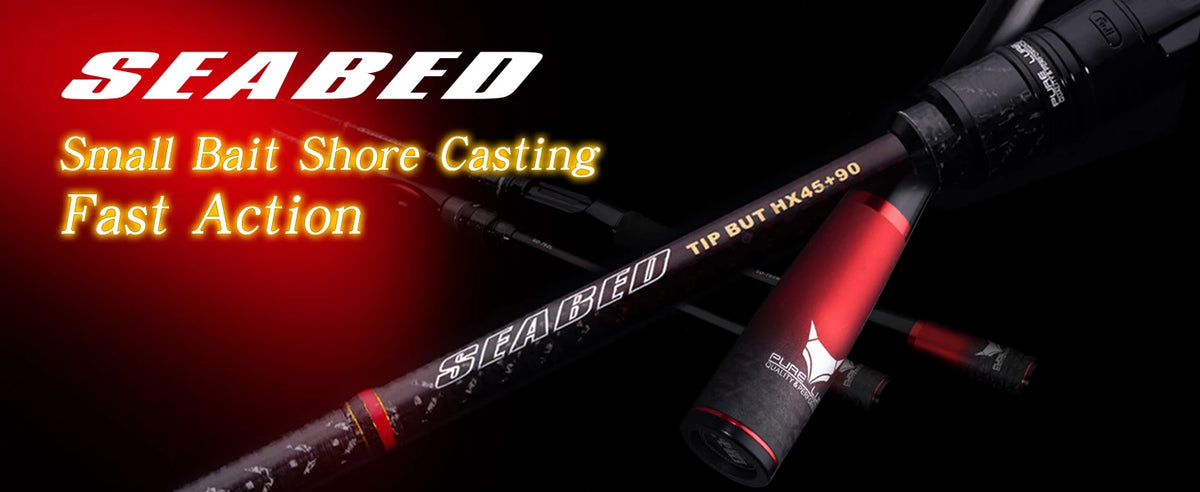 Purelure Seabed Carbon Spin Rod With Fuji Components