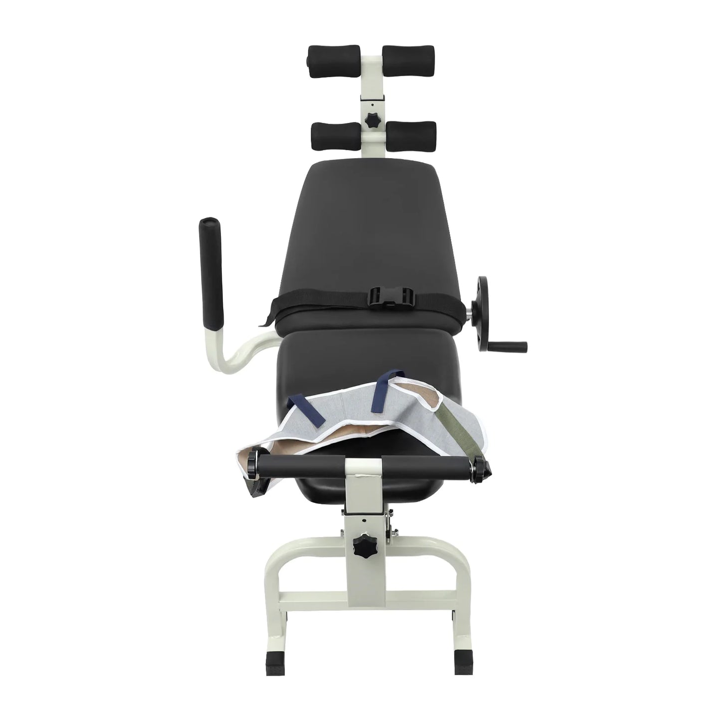 Adjustable Multifunctional Back Stretch Bench With Cervical Traction Support