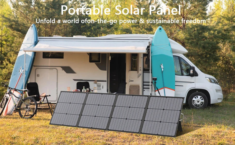 MHPOWOS Portable Foldable Solar Panel Waterproof 220W Charger