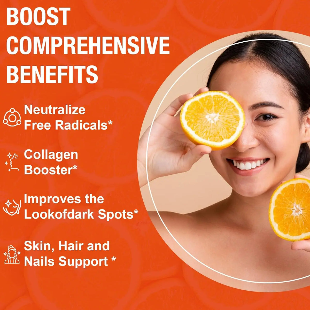 Vitamin C Gummies For Immune Support, Energy And Collagen Production