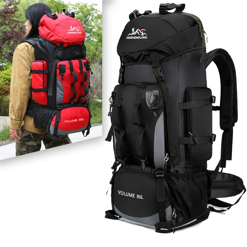 Scione Waterproof Hiking Backpack Large Capacity For Trekking And Camping