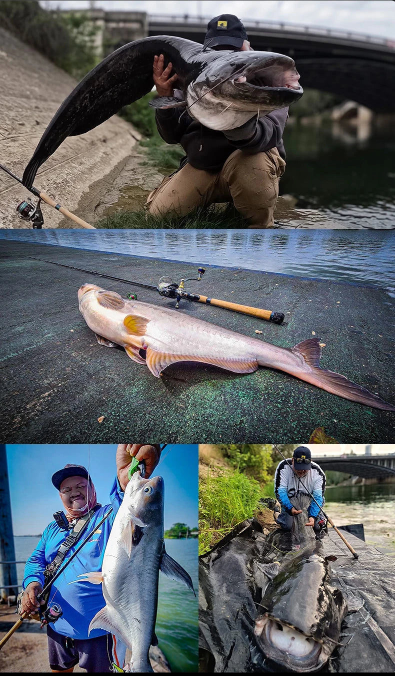 Purelure Amaro Pro Heavy Duty Travel Carbon Fiber Fishing Rod