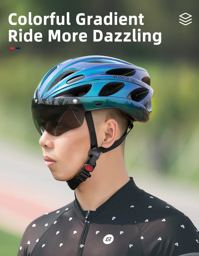 Rockbros Lightweight Breathable Eps Mtb Road Cycling Safety Helmet