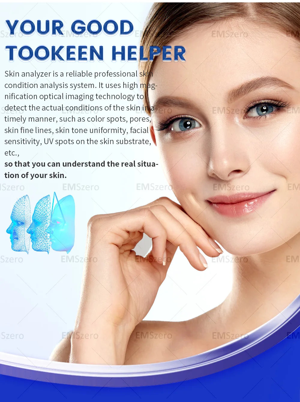 Myoslim 3D Facial Skin Analyzer With Digital Scanner