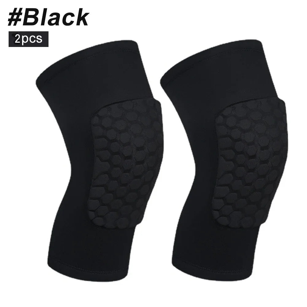 Compression Knee Pads Support Sleeve For Adults Youth Basketball Running