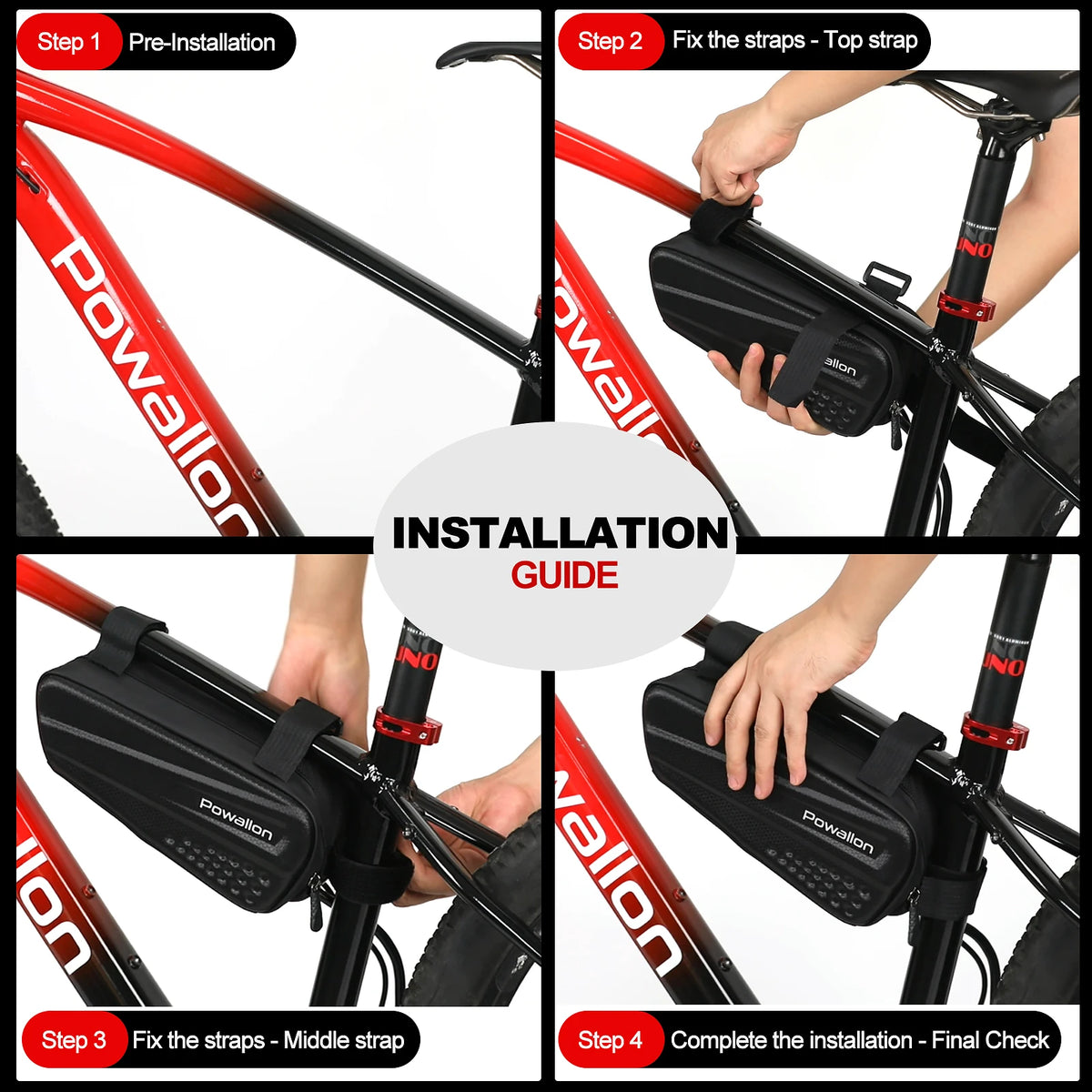 Electric Bike Triangle Battery With Waterproof Hard Case