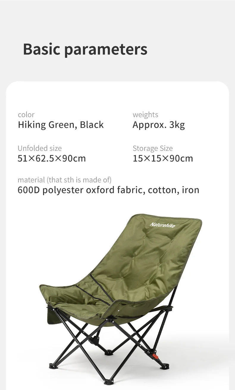 Naturehike Sea Star Recliner Moon Chair Outdoor Folding for Camping
