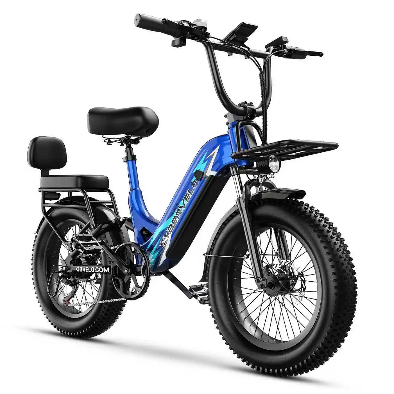 Cybervelo 1500W Electric Commuter Bike With Extended Range Battery