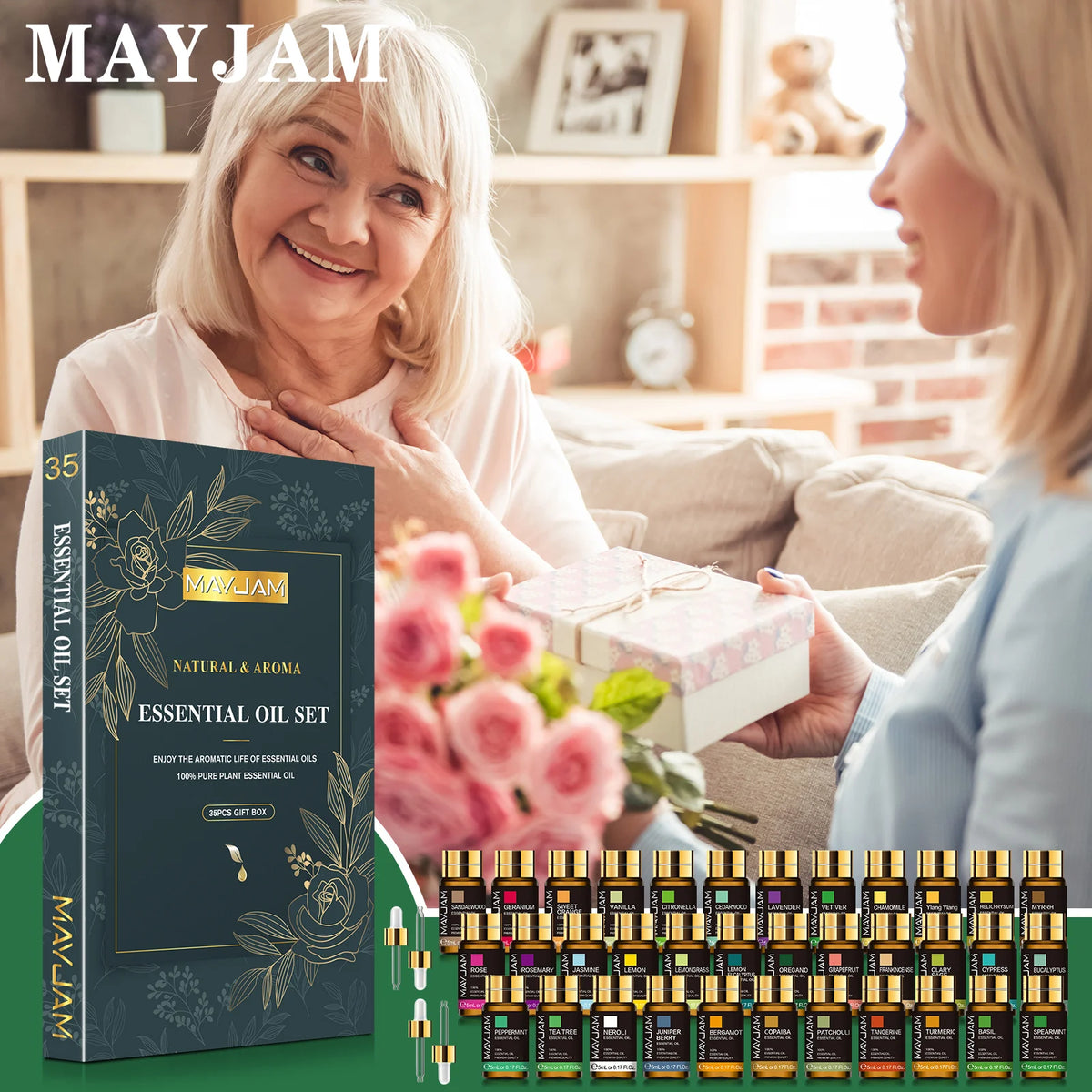MAYJAM Essential Oils for Diffusers Humidifiers and Home Fragrance
