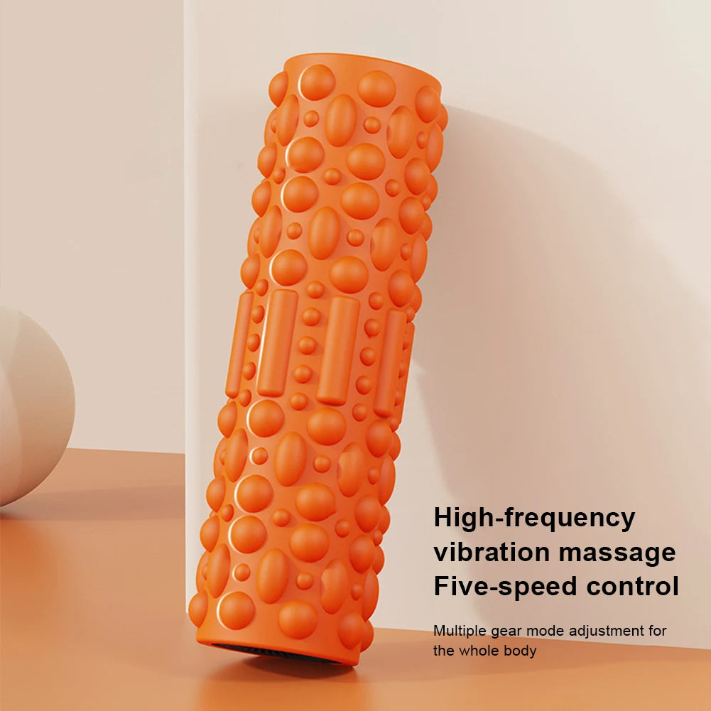 APWIKOGER Electric Vibrating Foam Roller Massager With 5 Modes