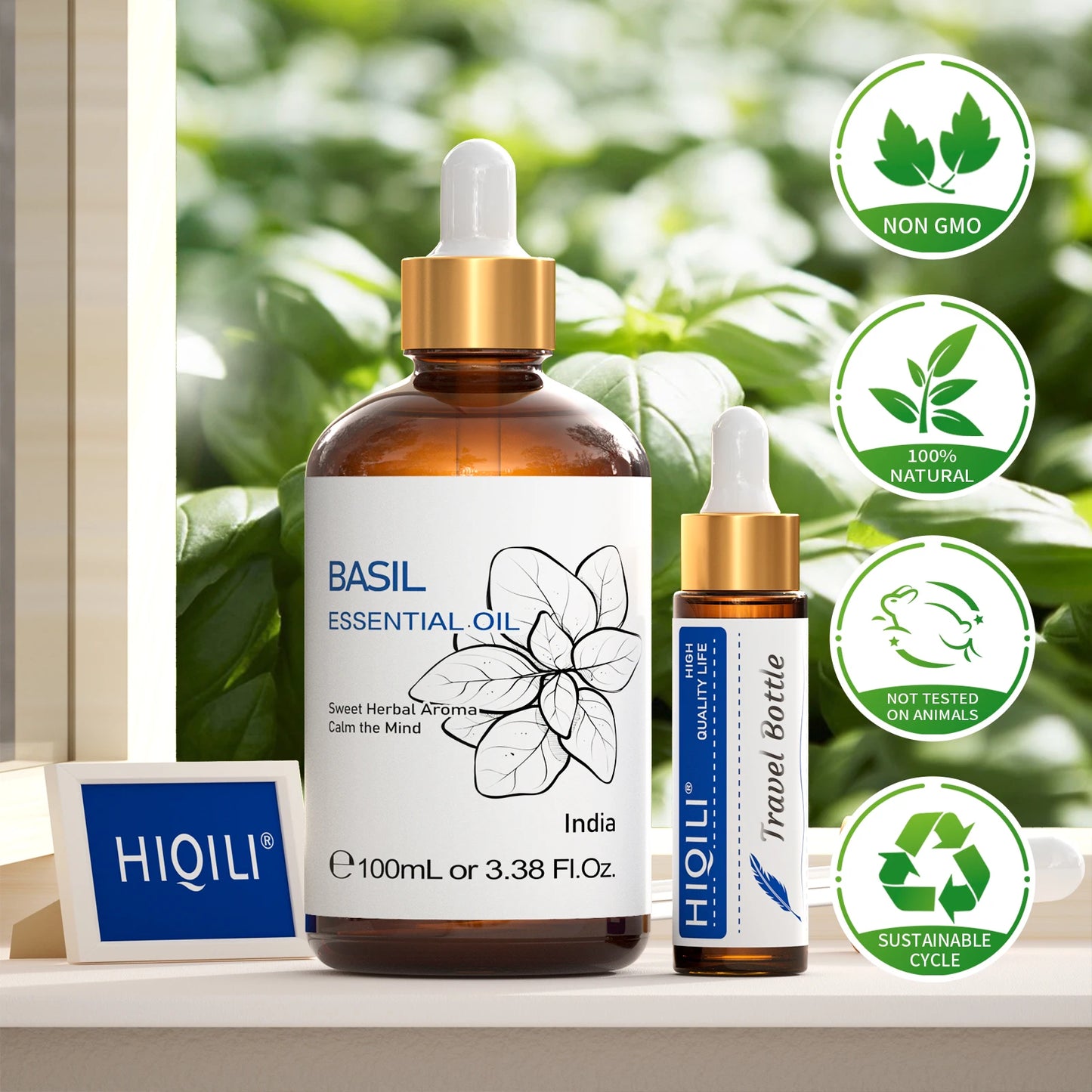 Hiqili Lemon Eucalyptus Essential Oil Pure Aromatherapy Diffuser Blend