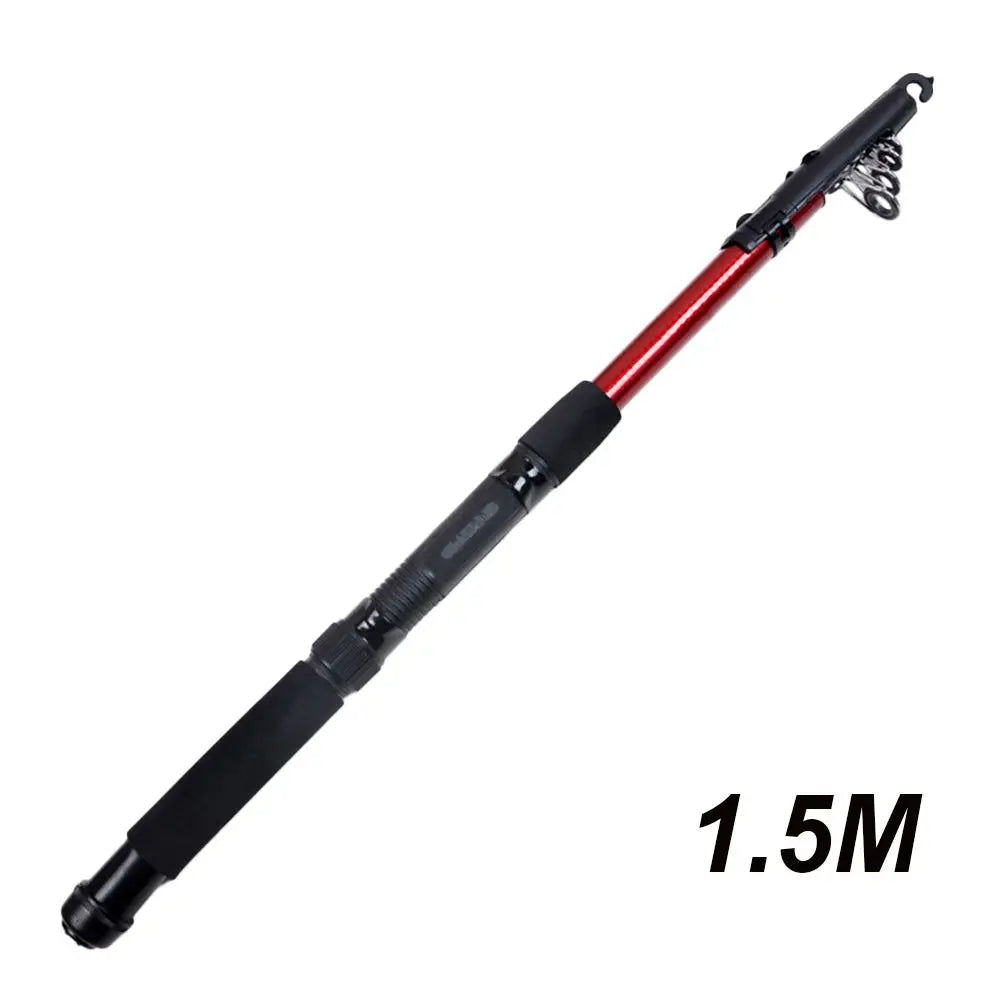 Durable Telescopic Fishing Rod For Ocean Boat And Beach Use