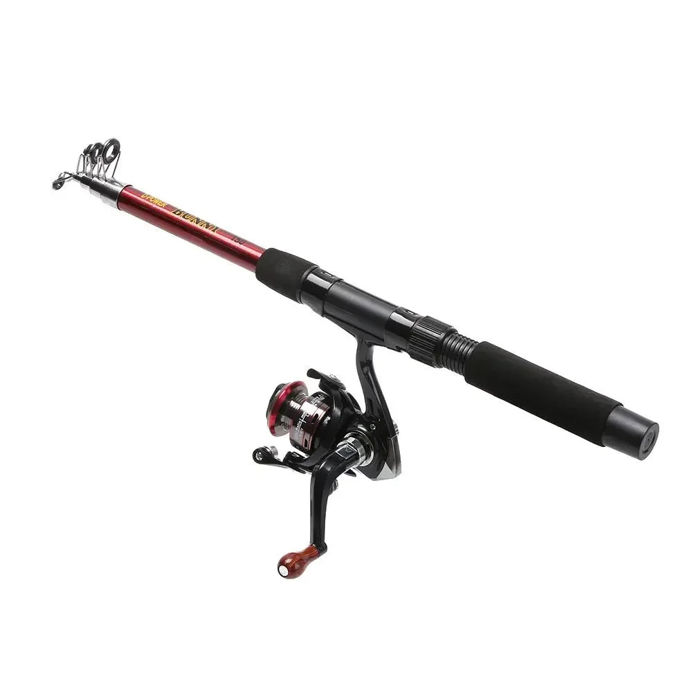Durable Telescopic Fishing Rod For Ocean Boat And Beach Use