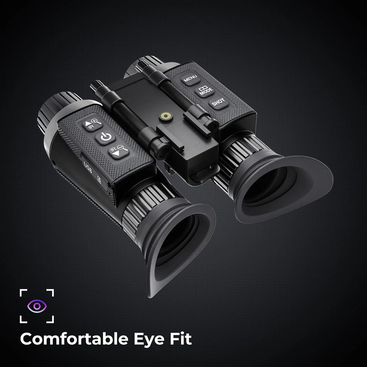 GOYOJO 4K Night Vision Binoculars With 8X Digital Zoom