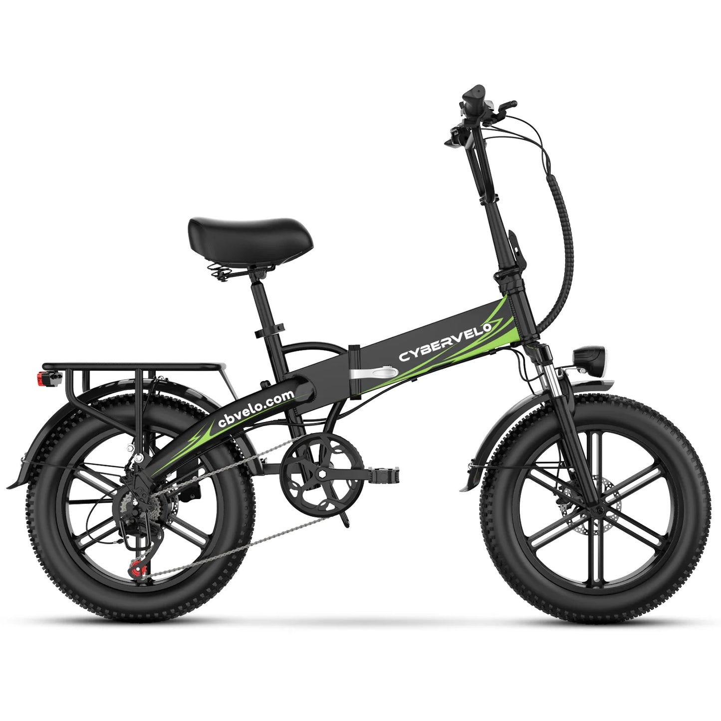 Cybervelo 1000W Folding Electric Bike With Long Range Battery