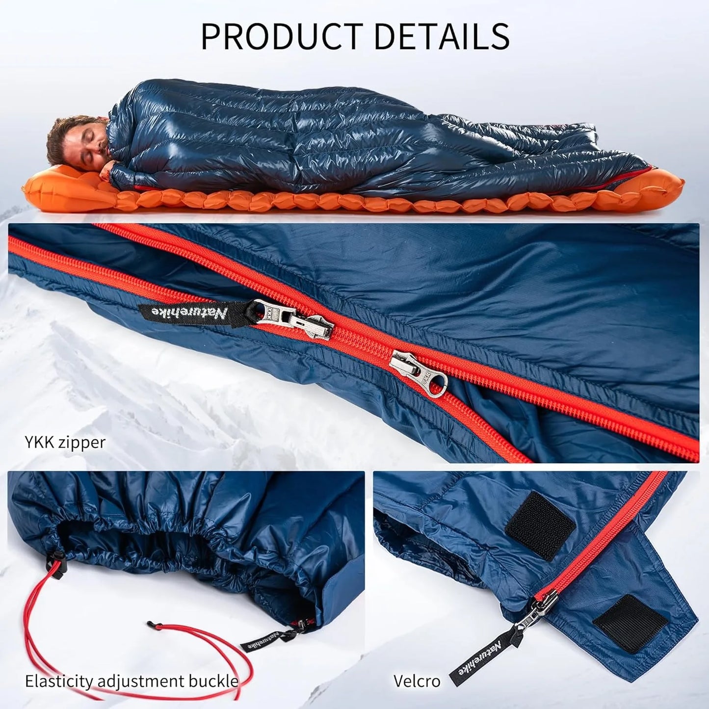 Naturehike Ultralight Duck Down Two Person Sleeping Bag