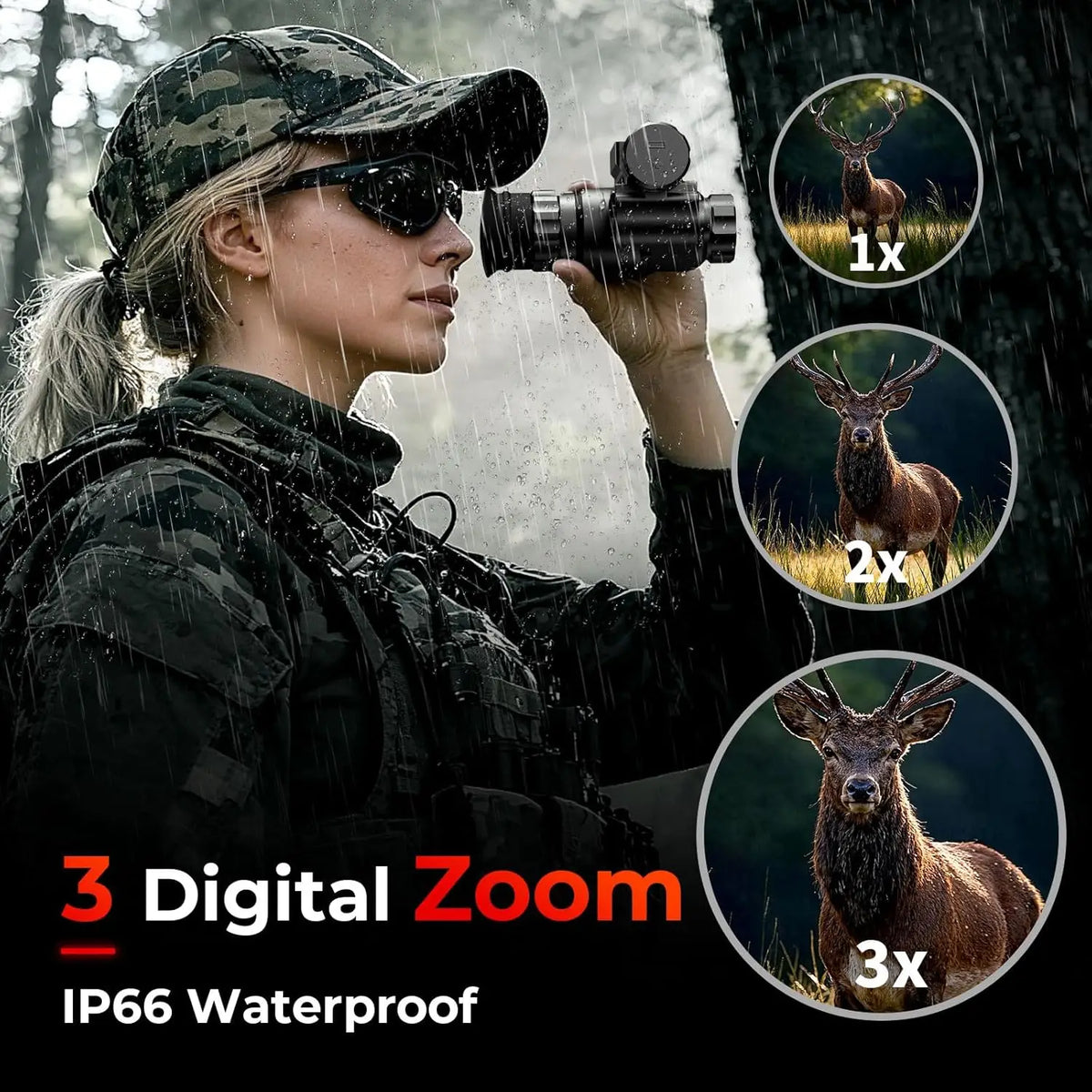 GOYOJO NVG10 Digital Night Vision Goggles With Photo Video Recording