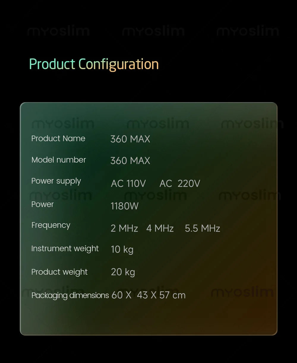 360MAX 25D HIFU 3 In 1 Non Invasive Beauty Equipment New Design Anti Aging Body Slimming Skin Firming Professional Salon Machine
