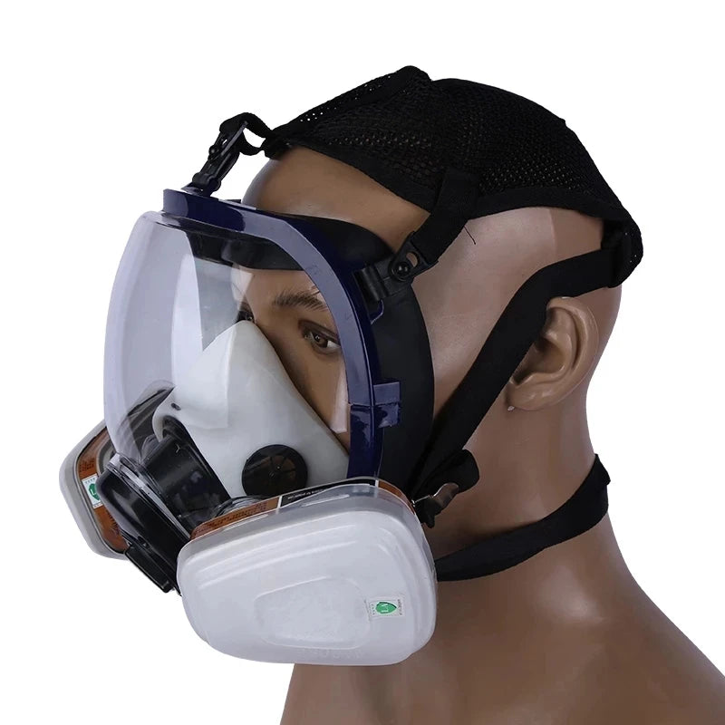Professional Full Face Respirator With Activated Carbon Filter