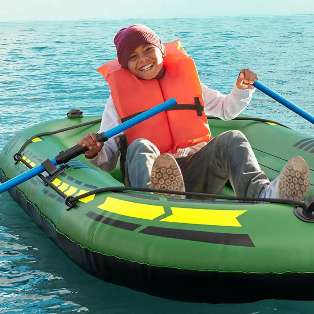 Portable Inflatable Fishing Kayak And Raft With Oars Pump
