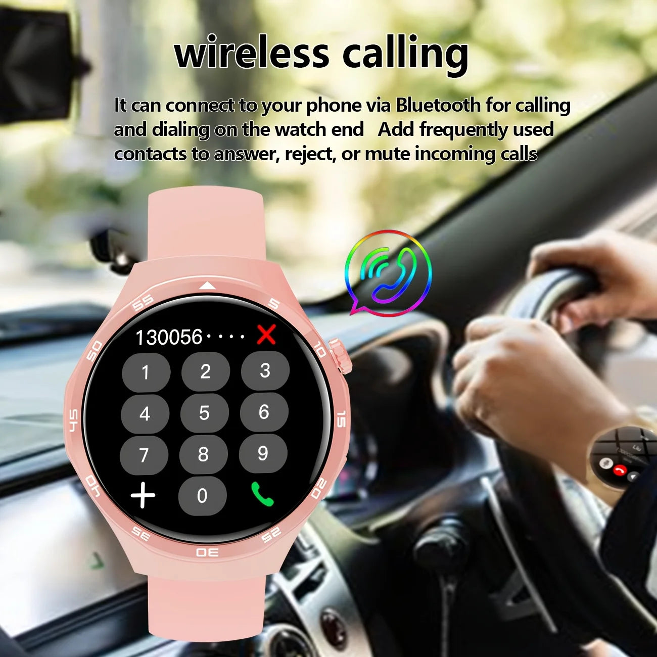 Odelettevcy Smartwatch With Call Function And Multi Sport Tracker