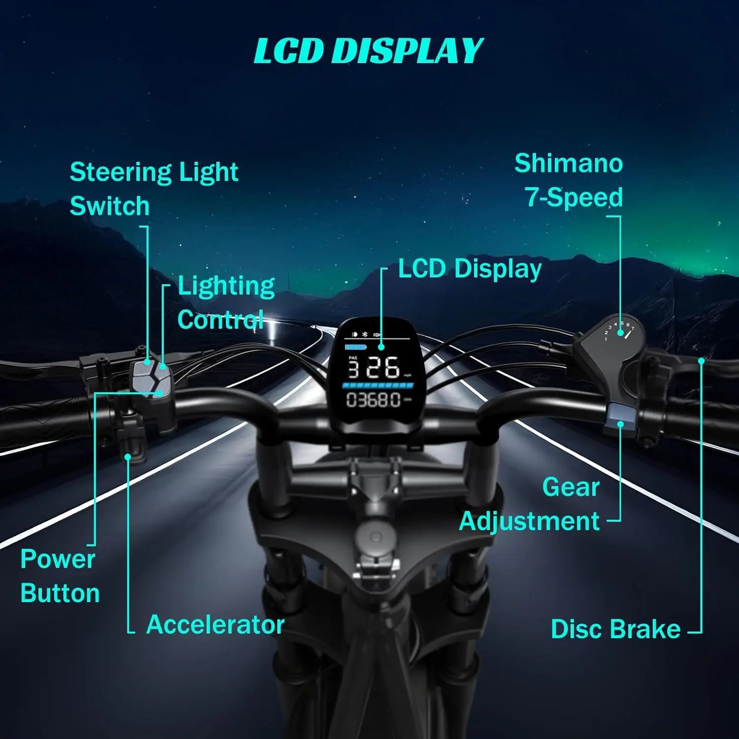 TST R002S 1500W Electric Bike TS TST GRP LLC AllTerrain
