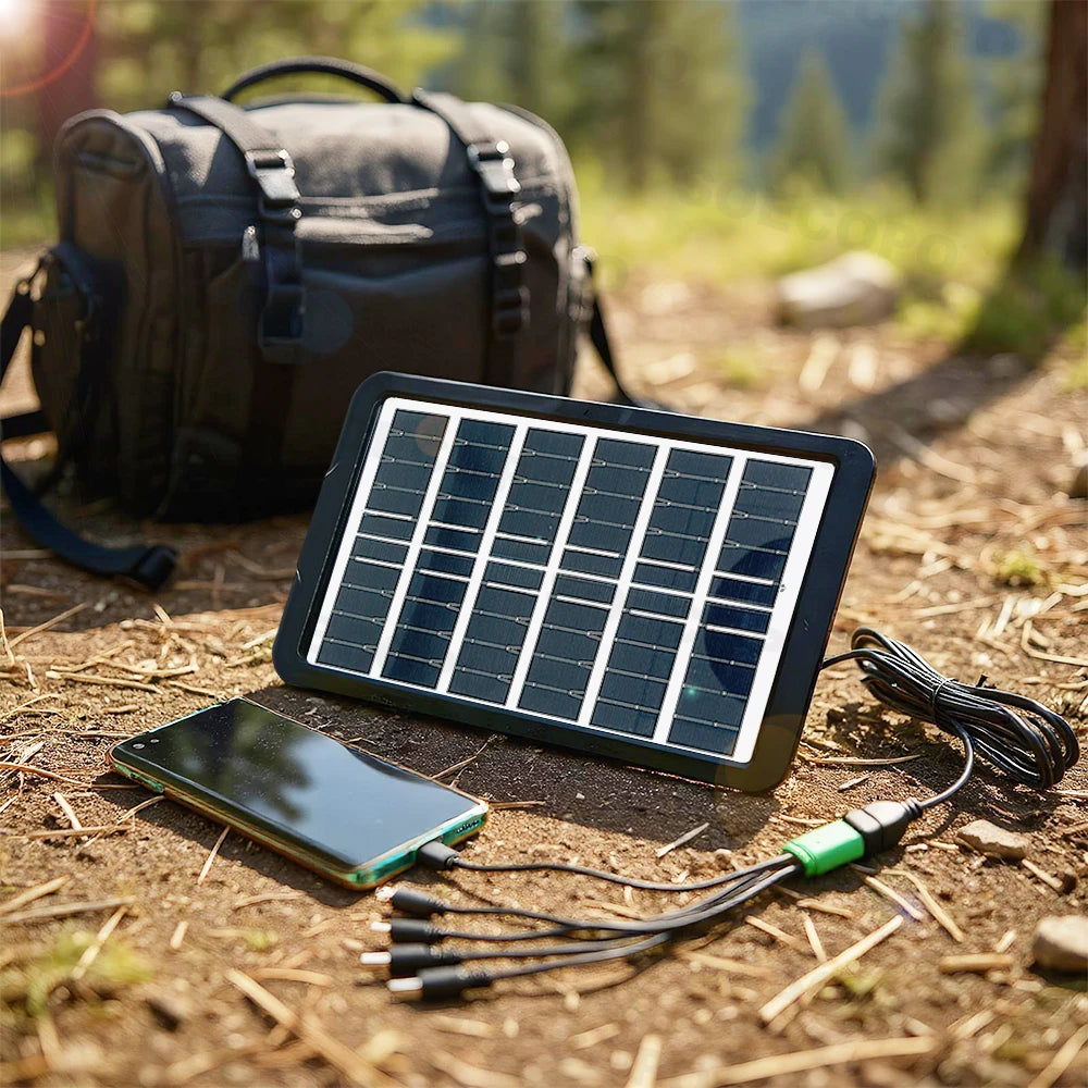 SOECOPO 30W Monocrystalline Solar Panel With USB Cable Included
