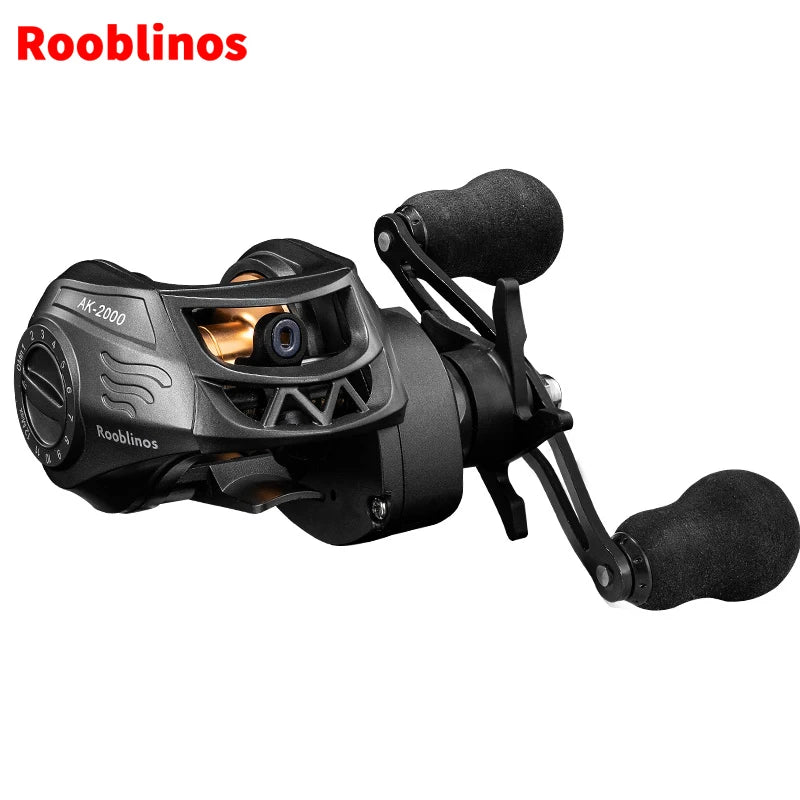 Rooblinos Ak Spinning Fishing Reel Featuring Durable Materials For Angling
