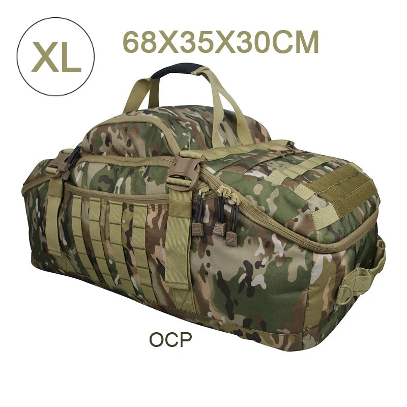 LQARMY Tactical Hiking Backpack for Camping Travel and Mountaineering