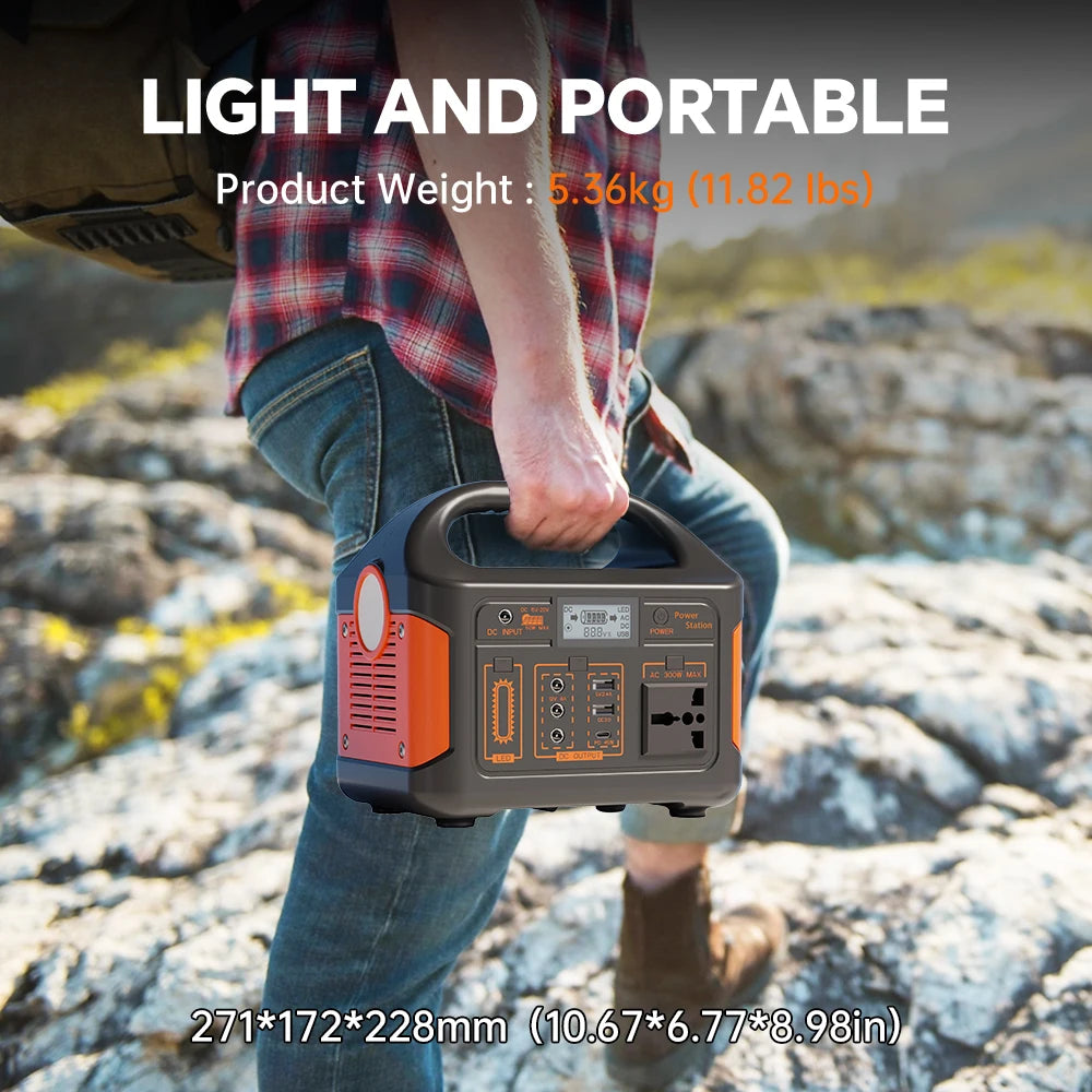 GaiaRay 500W Portable Solar Power Station For Outdoor Use