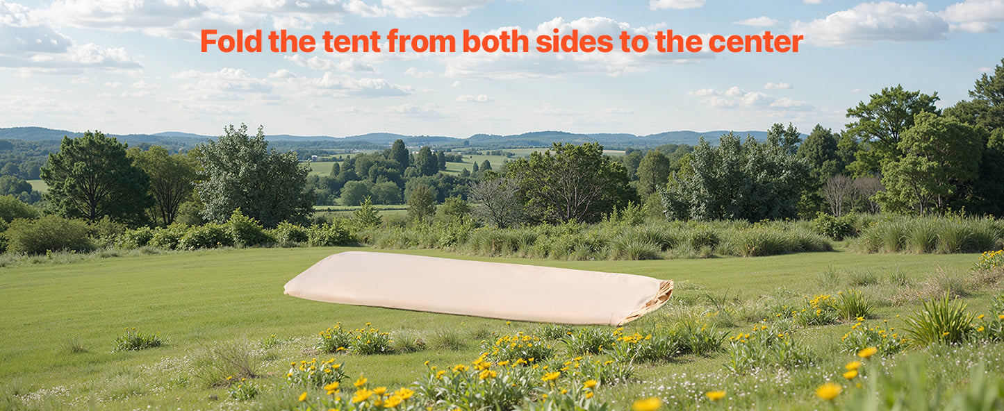 Vevor Inflatable Glamping Tent With Pump And Stove Jack