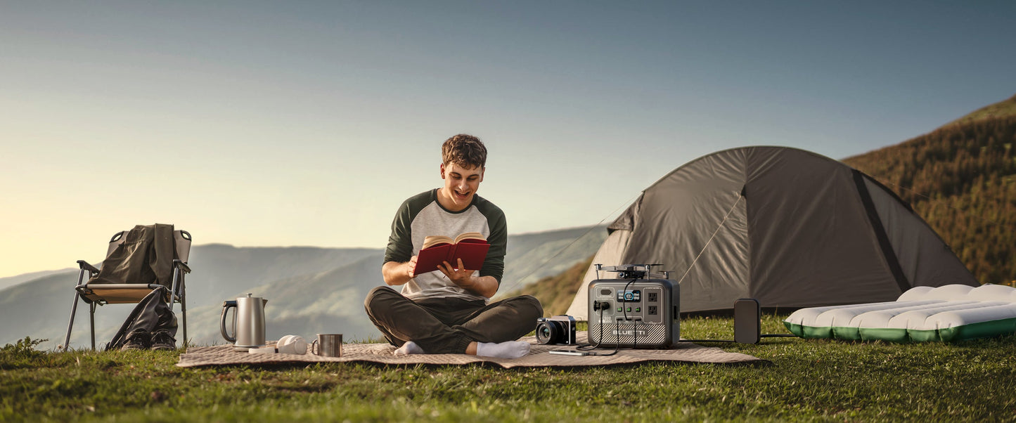 BLUETTI AC50B Portable Power Station 700W 448Wh Solar Generator